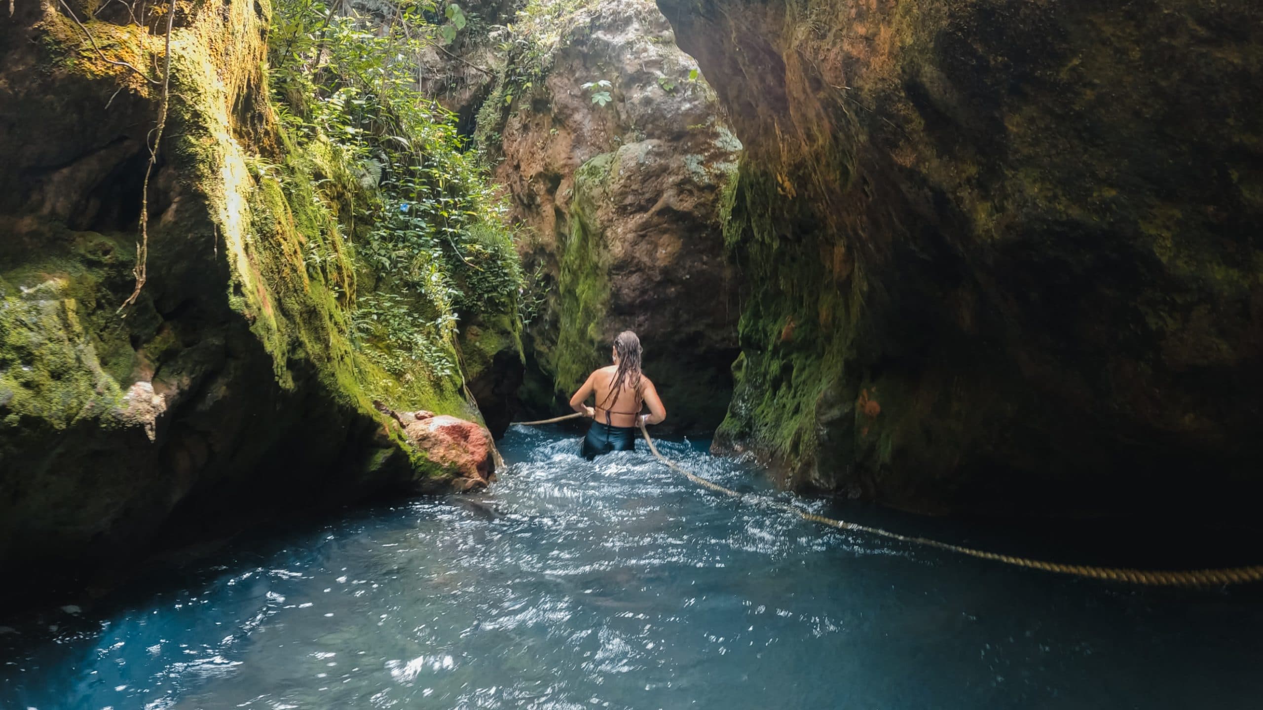 La Leona Waterfall Hike & River Tubing